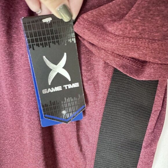 Game Time Heathered Red Performance Tee – Size L – NWT - Picture 2 of 4